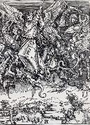 Albrecht Durer St.Michael Battling the Dragon Spain oil painting artist